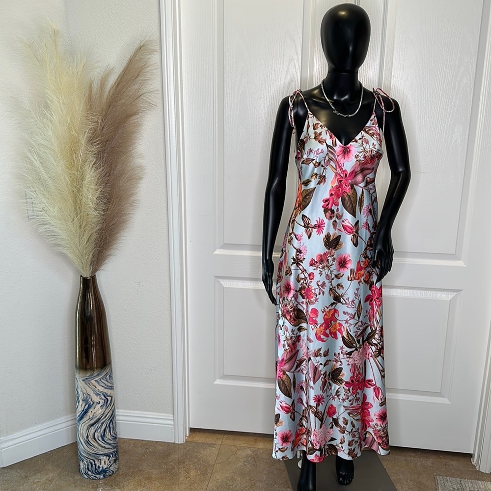 Satin flower dress